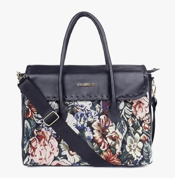 ASTRID Handbag With Detachable Sling For Women And Girls With Zipper Closure